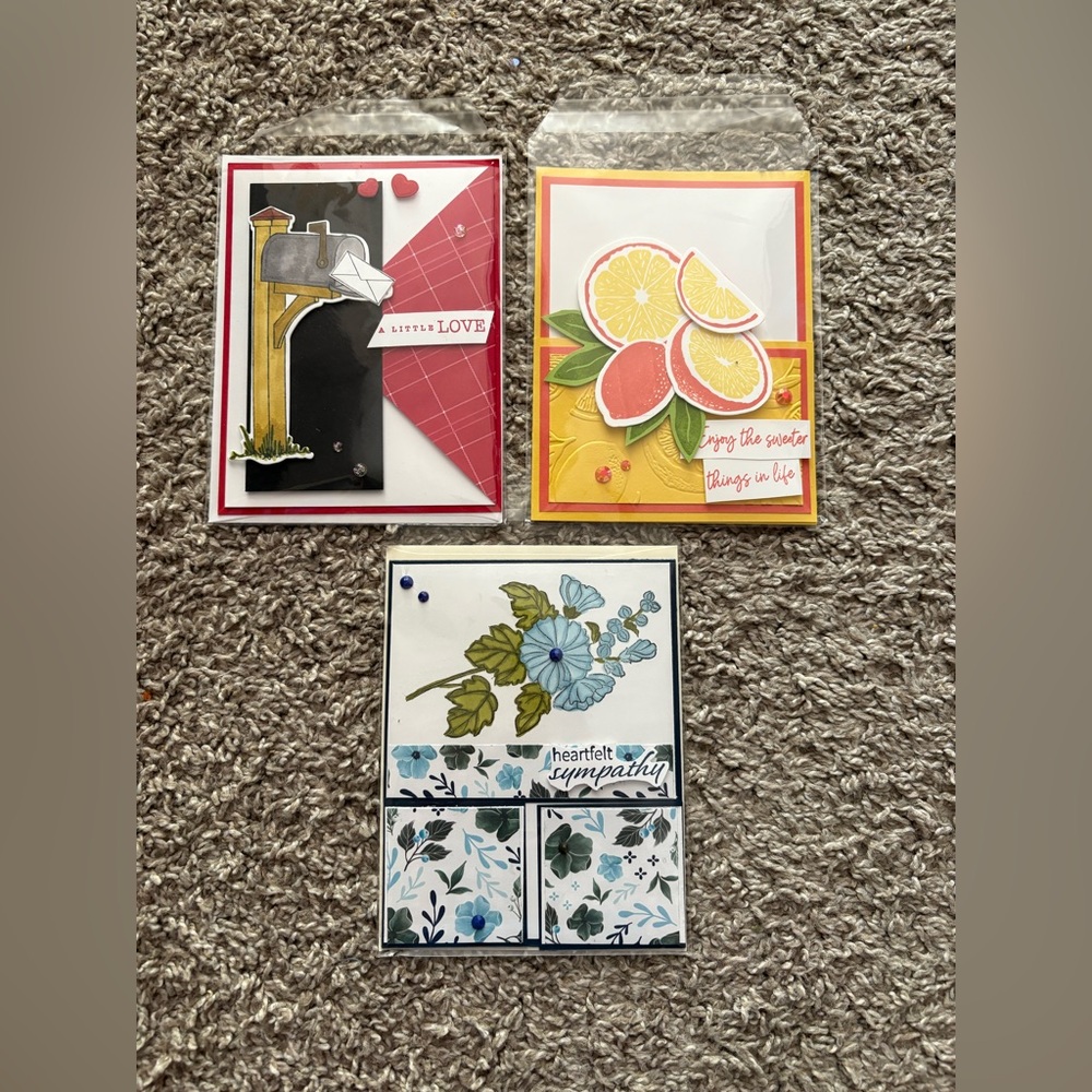 Handmade Greeting Cards Set